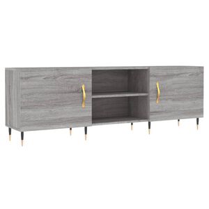vidaXL Comodă TV, gri sonoma, 150x30x50 cm, lemn compozit