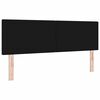 vidaXL Tăblie cap cu headboard Negru 144 cm Piele artificială