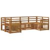 vidaXL Set de canapele de exterior 5 buc. natural Lemn Solid de Acacia