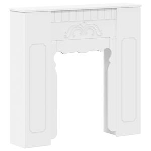 vidaXL Cadru pentru șemineu Alb 93 x 20 x 89 cm Lemn prelucrat
