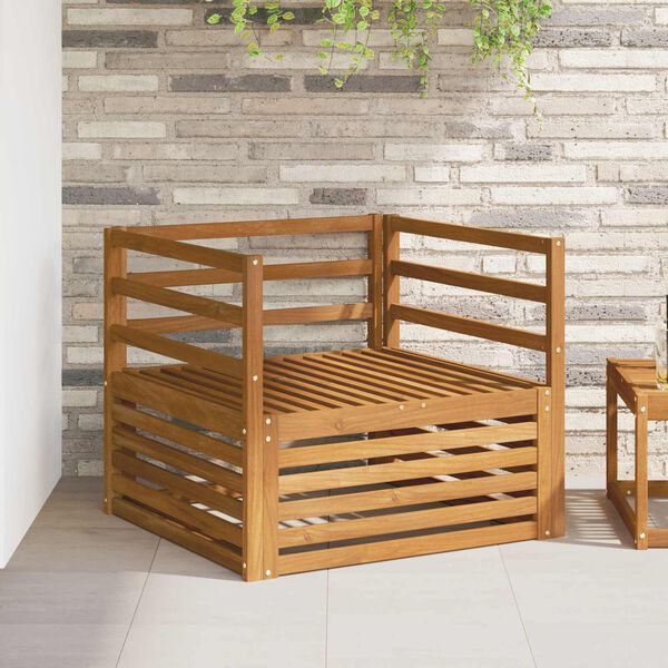 vidaXL 2 Bucată Sofa cu Brațe natural