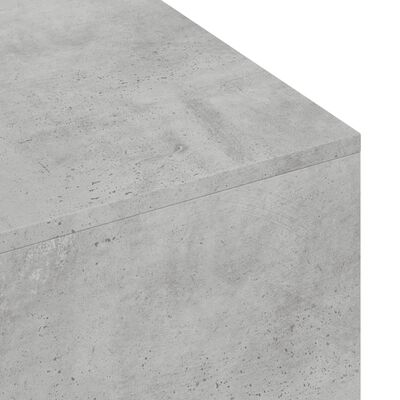 vidaXL Măsuță de cafea, gri beton, 100x49,5x31 cm, lemn prelucrat