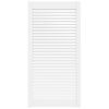 vidaXL Ușă de dulap design lambriu, alb, 99,3x49,4 cm, lemn masiv pin