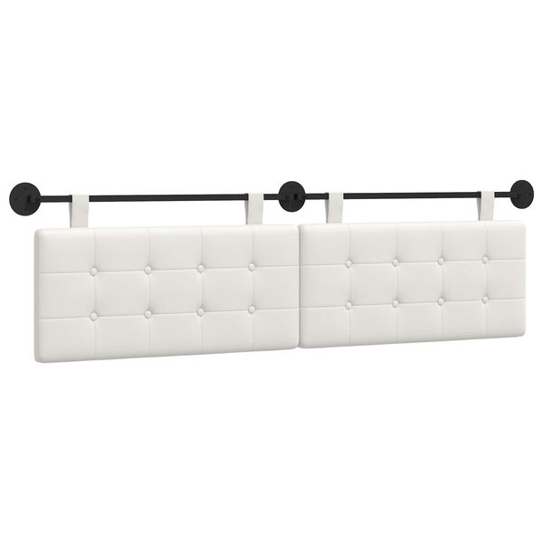 vidaXL Cap de pat suspendat Pe perete Piele artificială