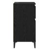 vidaXL Dulap de noapte Stejar Negru 40 x 35 x 70 cm Lemn compozit