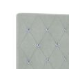 vidaXL Pat cu arcuri cu headboard Gri deschis 100 x 200 cm Catifea