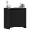 vidaXL Dulap de baie, negru, 60x33x61 cm, lemn prelucrat