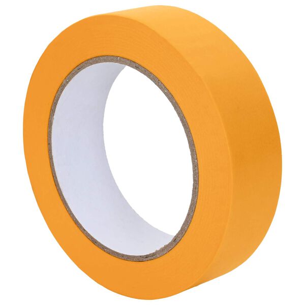 vidaXL Bende de Mascare pentru Pictori 50 pcs Galben 25mm x 50m H&acirc;rtie