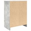 vidaXL Dulap Pantofi Beton Gri 57x34x76 cm Lemn de prelucrat