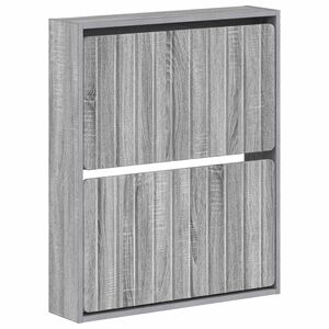 vidaXL Dulap pentru pantofi montat pe perete ZWOLLE 71 x 17 x 86 cm