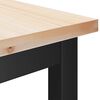 vidaXL Bănci de dining 2 pcs natural 100 x 32,5 x 49 cm