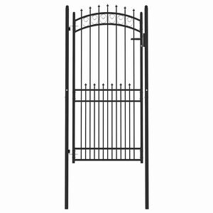 vidaXL Poartă de gard cu țepi EMMEN 100 x 200 cm