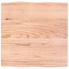 vidaXL Blat masă, 60x60x(2-4) cm, maro, lemn tratat contur organic