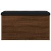 vidaXL Bancă de depozitare, stejar maro, 82x42x45 cm, lemn prelucrat