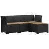 vidaXL Sofa de Grădină 4-Locuri cu Perne Aspect Ratan PP Antracit