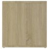 vidaXL Dulap TV 2 buc alb/stejar Sonoma 72x35x36,5 cm, lemn prelucrat