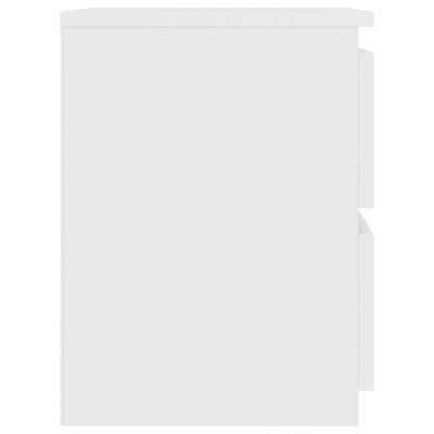vidaXL Noptieră, alb, 30 x 30 x 40 cm, PAL