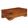 vidaXL Masă de cafea lemn masiv acaciacu finisaj tip miere 110x55x35cm