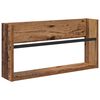 vidaXL Raft pentru reviste Lemn vechi 60 x 12 x 30 cm Lemn compozit