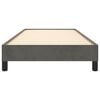 vidaXL Cadru de pat fără saltea, gri &icirc;nchis, 100x200 cm, catifea