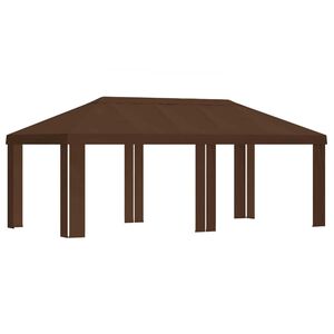 vidaXL Copertină pentru Gazebo 6 x 3 m Maro Poliester 190