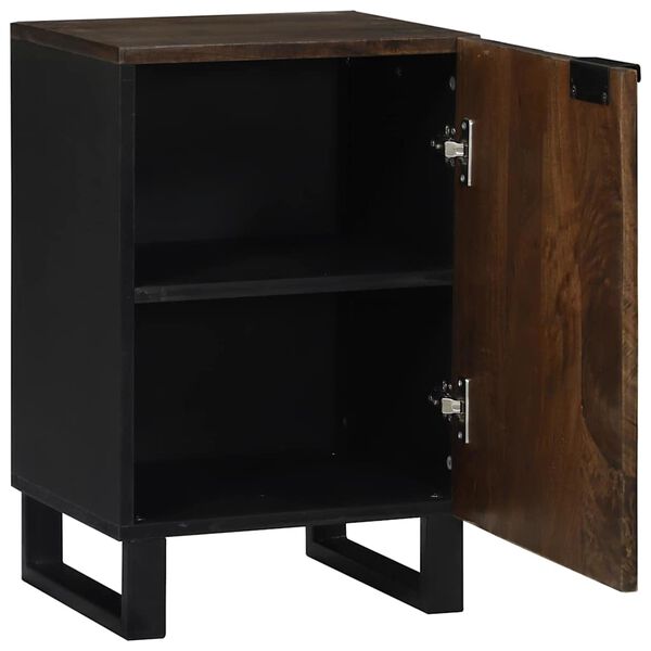 vidaXL Dulap pentru Chiuveta de Baie cu raft castan 38 x 33,5 x 58 cm