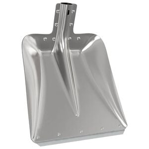 vidaXL Cap de lopată Argintiu 45 x 38 cm Aluminiu
