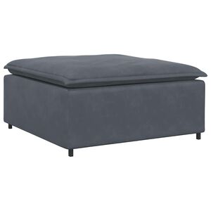 vidaXL Modul modular taburet canapea gri &icirc;nchis 100x100x48 cm