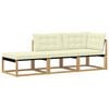 vidaXL Set de canapele de exterior Lemn Solid de Acacia Alb