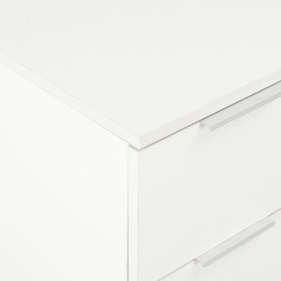 vidaXL Dulap, alb extralucios, 60x35x80 cm, lemn prelucrat