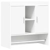 vidaXL Raft de perete Montare pe perete Alb 80 x 36 x 80 cm