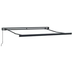 vidaXL Cadru de copertină manuală 3 x 2,5 m Antracit