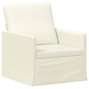 vidaXL Sofa single Crem 70 x 81 x 82 cm Țesătură din corduroy