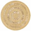 vidaXL Covor manual din iută &icirc;mpletită, 90 cm