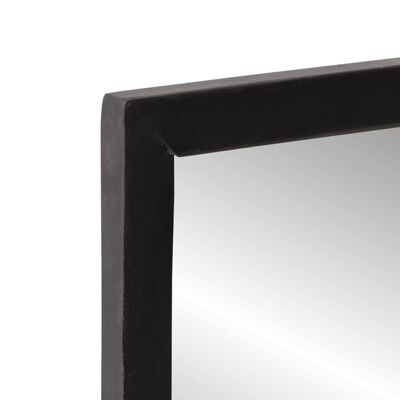 vidaXL oglindă cu raft 80x8x55 cm sticlă și lemn masiv de mango