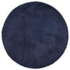 vidaXL Covor shaggy cu pom &icirc;nalt, NAVARRA, bleumarin, 160x160 cm