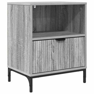 vidaXL Dulap de noapte sonoma gri 49 x 36 x 61 cm Lemn prelucrat