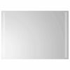 vidaXL Oglindă de baie cu LED Transparent 70 x 50 cm sticlă securizată