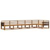 vidaXL Set de canapele de exterior 6 pcs natural Lemn Solid de Acacia