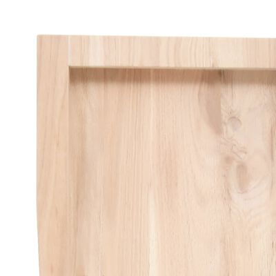 vidaXL Blat de baie, 40x30x(2-4) cm, lemn masiv netratat
