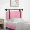 vidaXL Cap de pat suspendat Pe perete Roz 90 x 55 x 5 cm PU antic