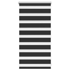 vidaXL Jaluzea Zebră 40,9x100 cm Lățime material 36,7 cm negru