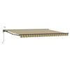 vidaXL Cort electric retractabil Verde, Galben, Antracit 4 &times; 3,5 m