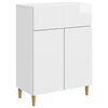 vidaXL Bufet Alb foarte lucios 66 x 34,5 x 90 cm Lemn prelucrat