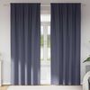 vidaXL Perdele Opaque cu Inel 2 pcs Antracit 245 x 140 cm Poliester