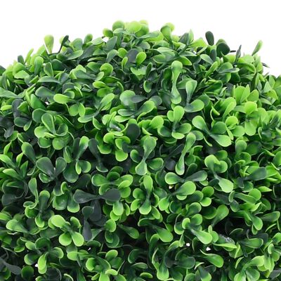 vidaXL Plante artificiale cimișir cu ghiveci, 2 buc. verde 37 cm minge