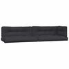 vidaXL Perne de paleți, 5 buc., negru, material textil
