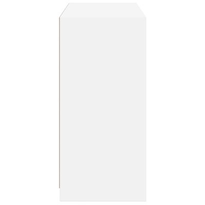 vidaXL Dulap, alb, 77x48x102 cm, lemn prelucrat
