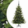 vidaXL Brad de Crăciun artificial cu glob 150 cm 150 LED-uri Alb cald