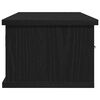 vidaXL Dulap de perete Stejar Negru 60 x 26 x 18,5 cm Lemn compozit
